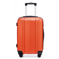 Custom abs hand trolley hard shell travelling suitcase